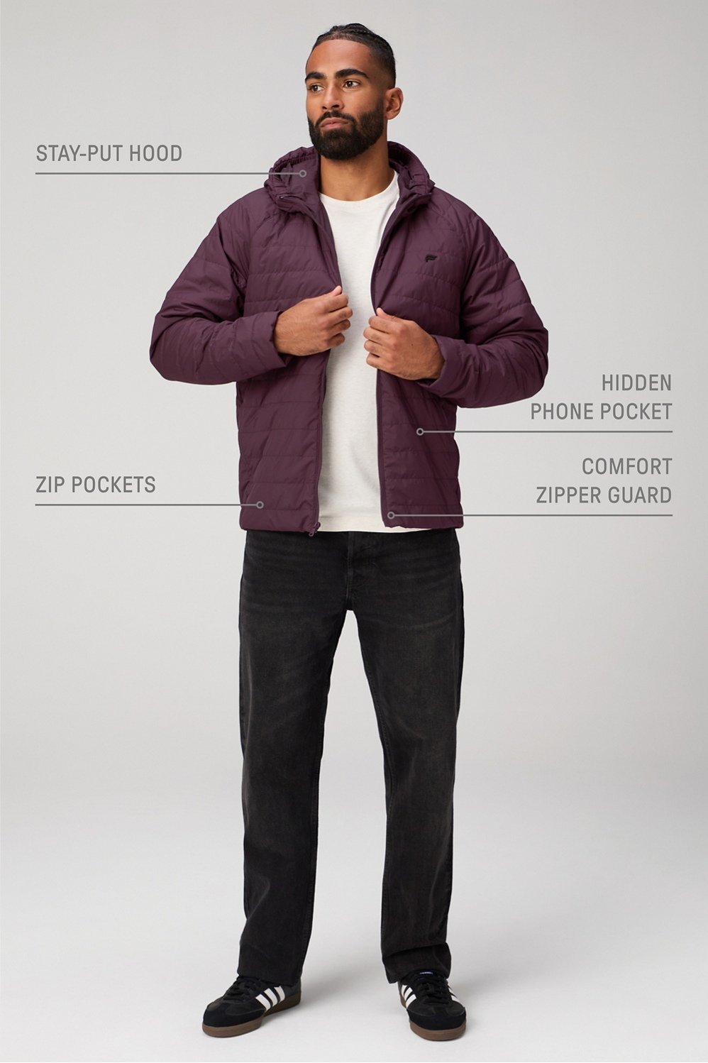 Fabletics The Commuter Light Fill Jacket