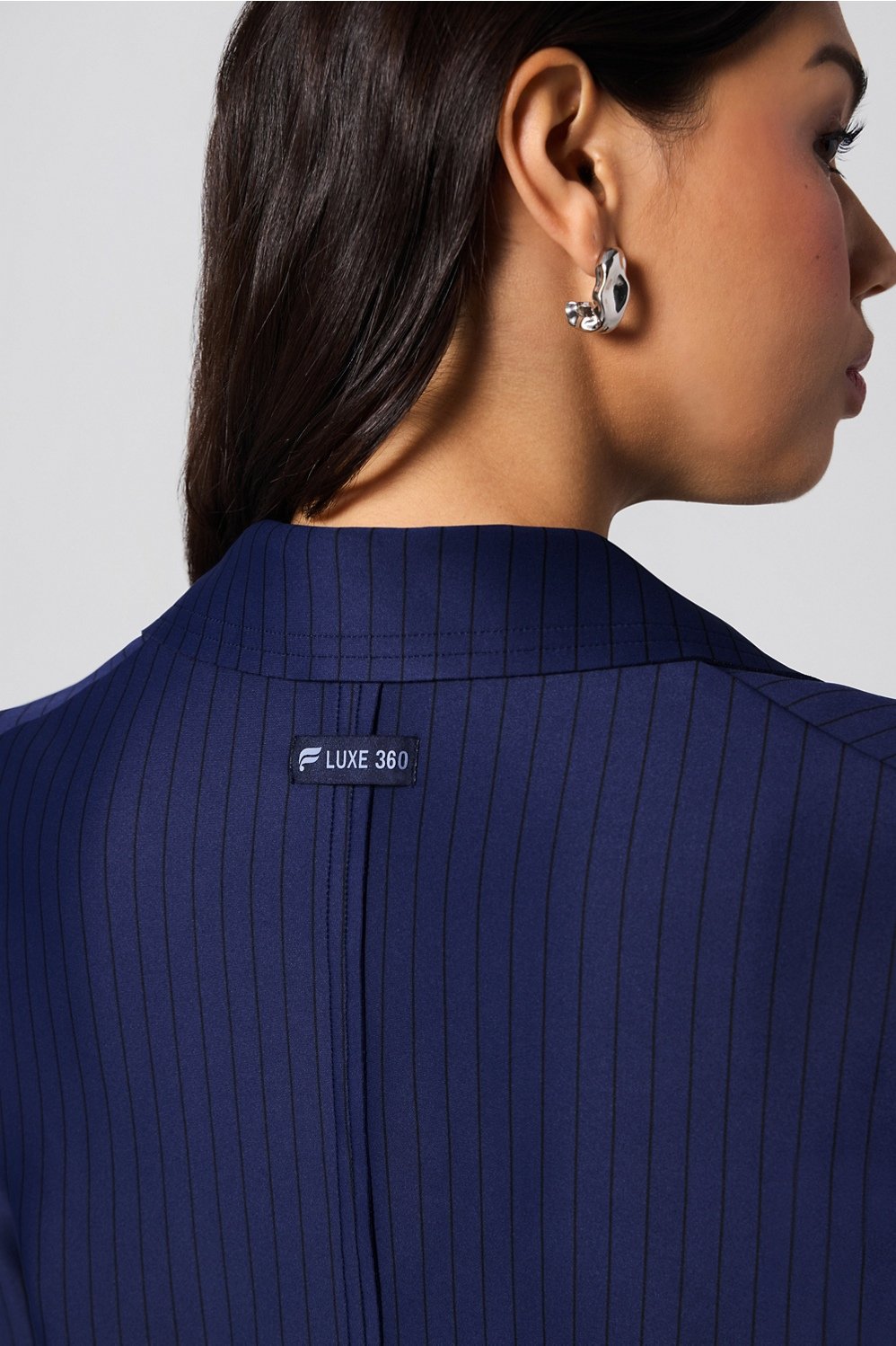 Fabletics Pinstripe Oversized Blazer