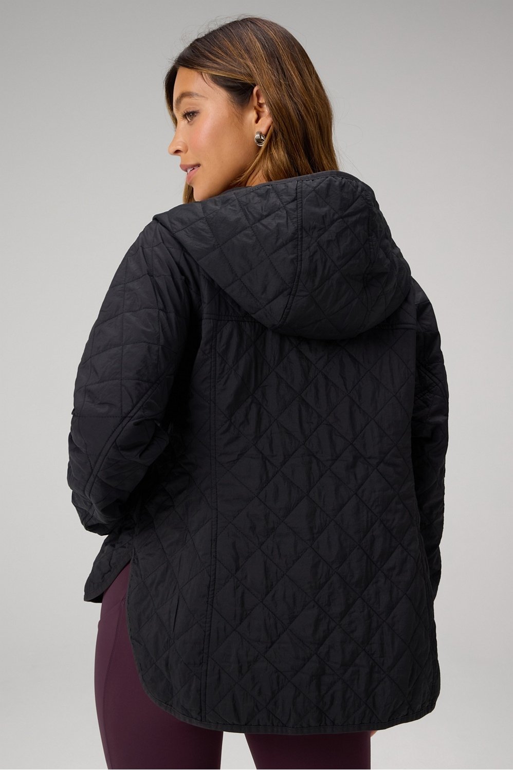 Fabletics Daydreamer+ Hooded Quilted Jacket