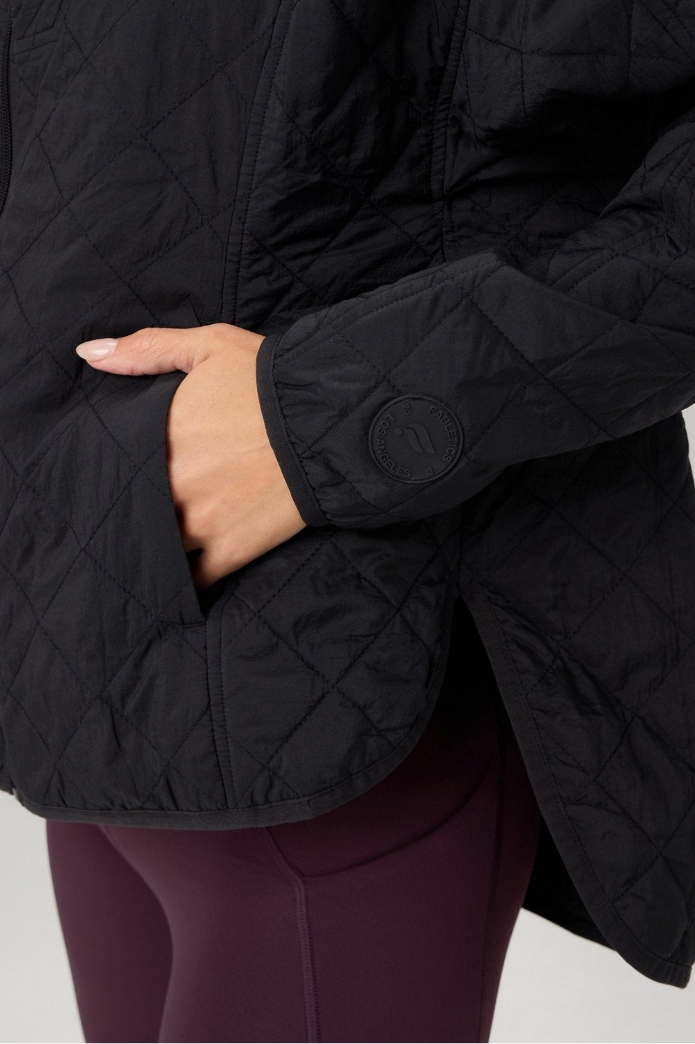 Fabletics Daydreamer+ Hooded Quilted Jacket