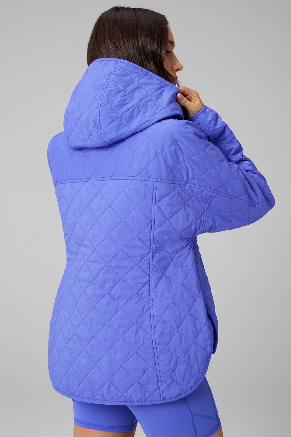 Fabletics Daydreamer+ Hooded Quilted Jacket