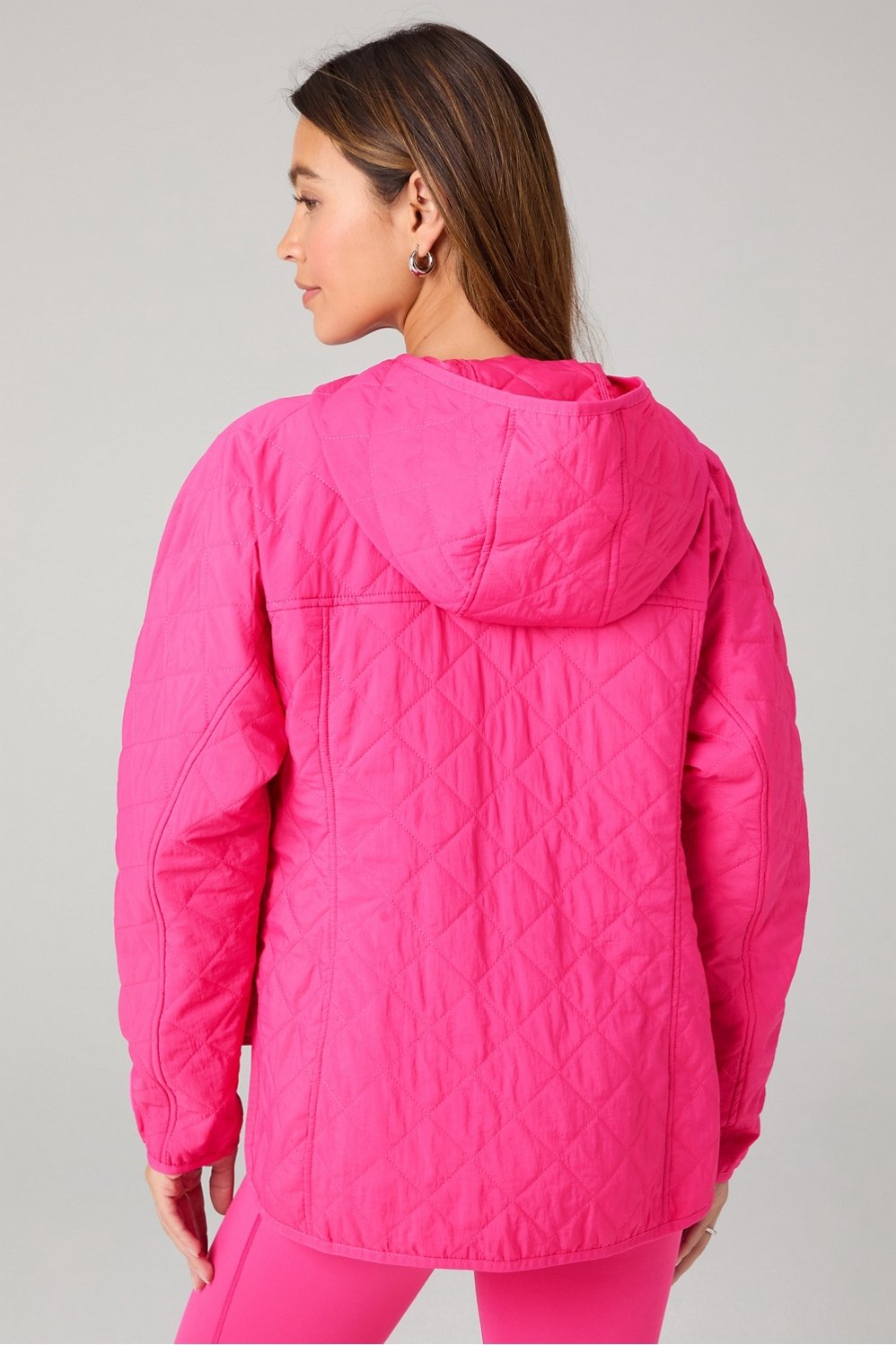 Fabletics Daydreamer+ Hooded Quilted Jacket