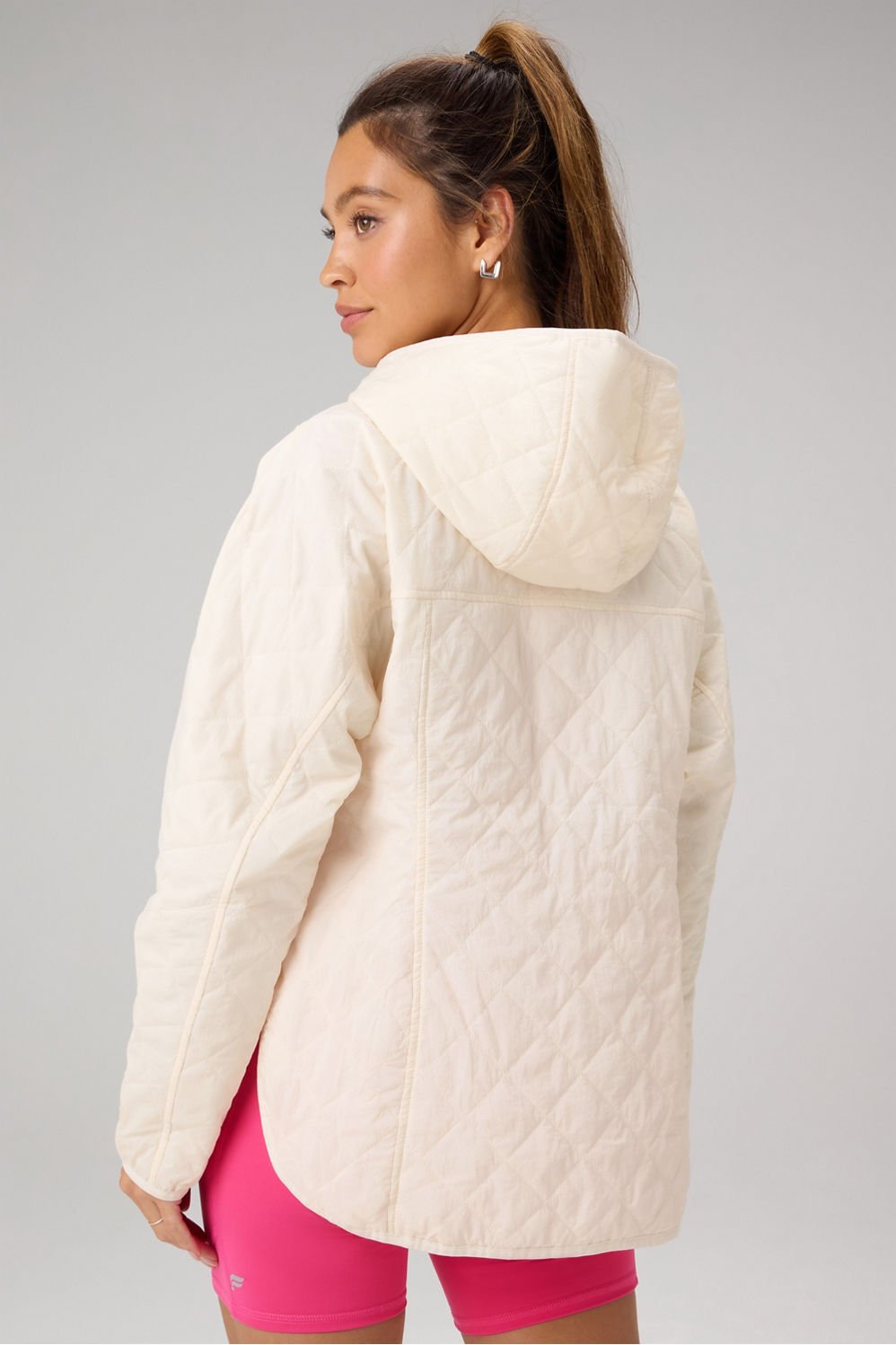 Fabletics Daydreamer+ Hooded Quilted Jacket