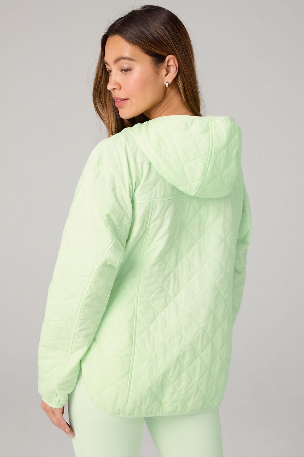 Fabletics Daydreamer+ Hooded Quilted Jacket