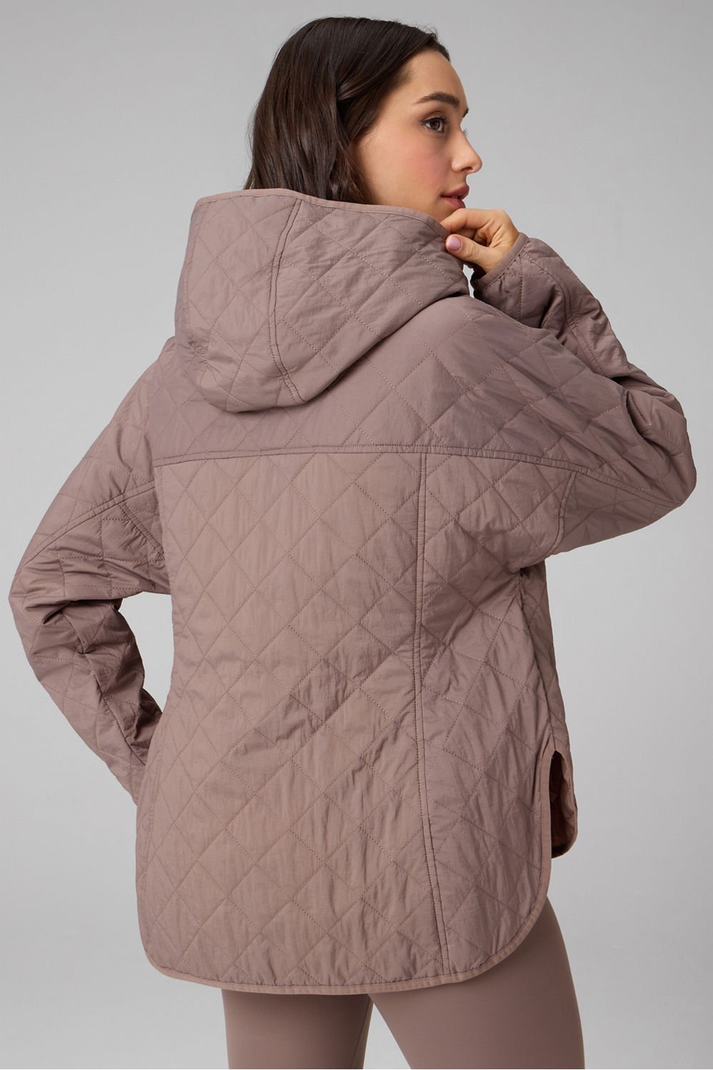 Fabletics Daydreamer+ Hooded Quilted Jacket