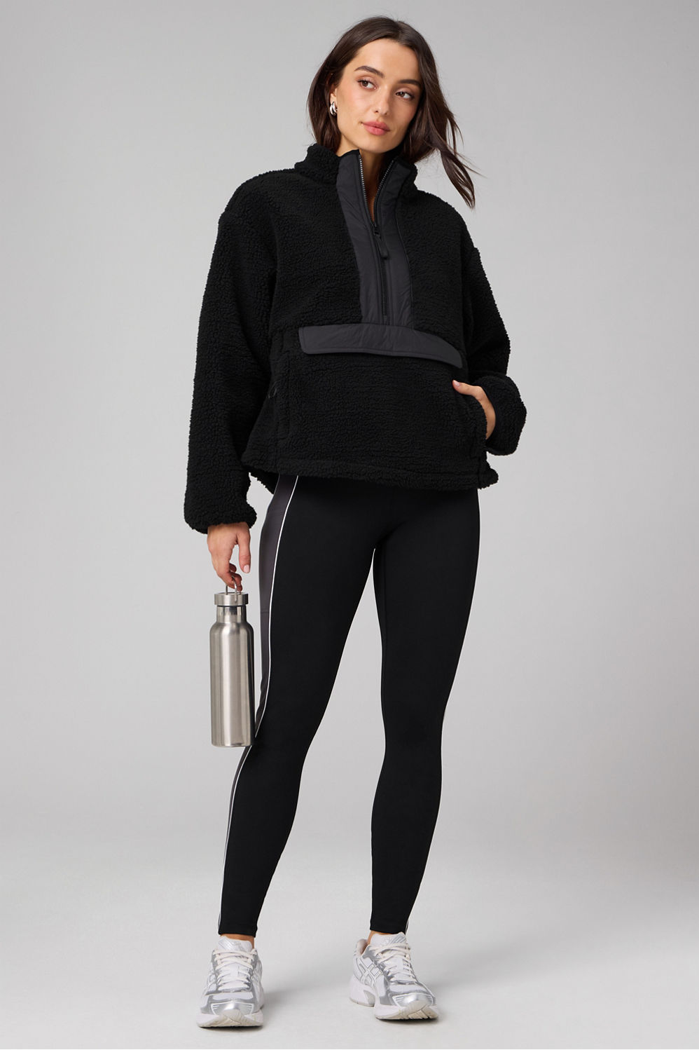 Fabletics Teddy Half-Zip Pullover
