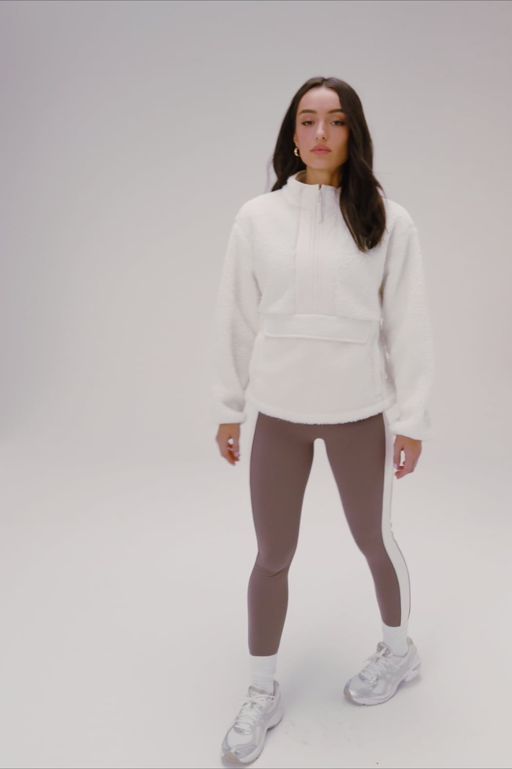 Fabletics Teddy Half-Zip Pullover