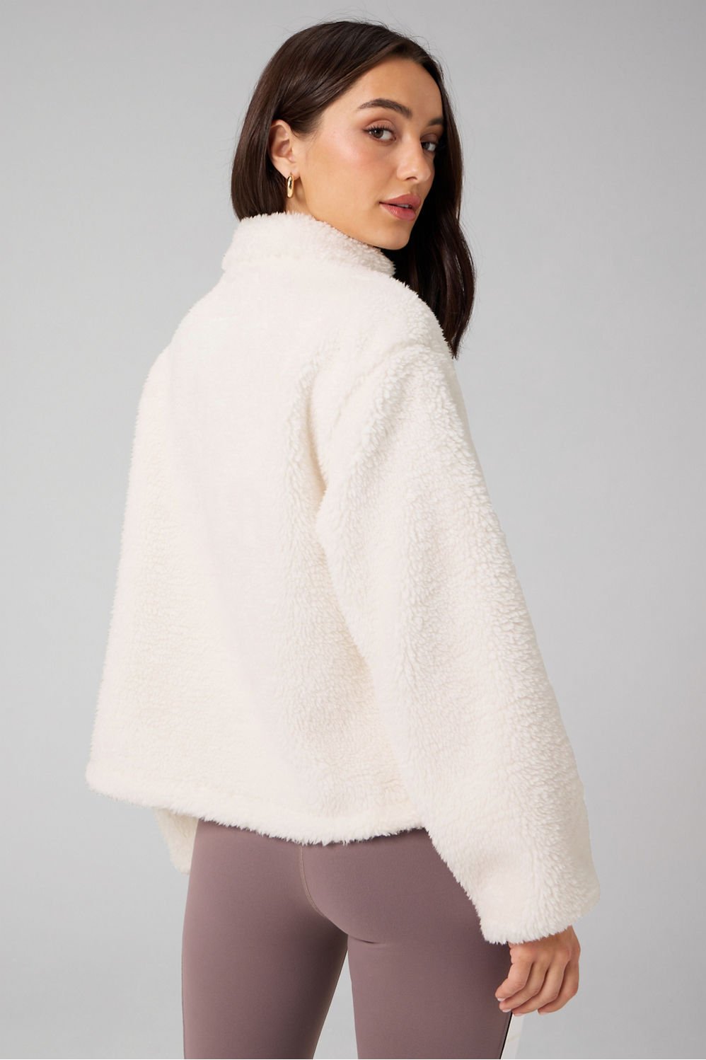 Fabletics Teddy Half-Zip Pullover