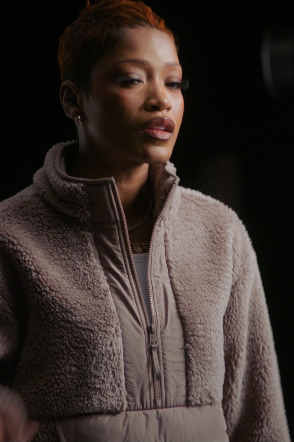Fabletics Teddy Half-Zip Pullover