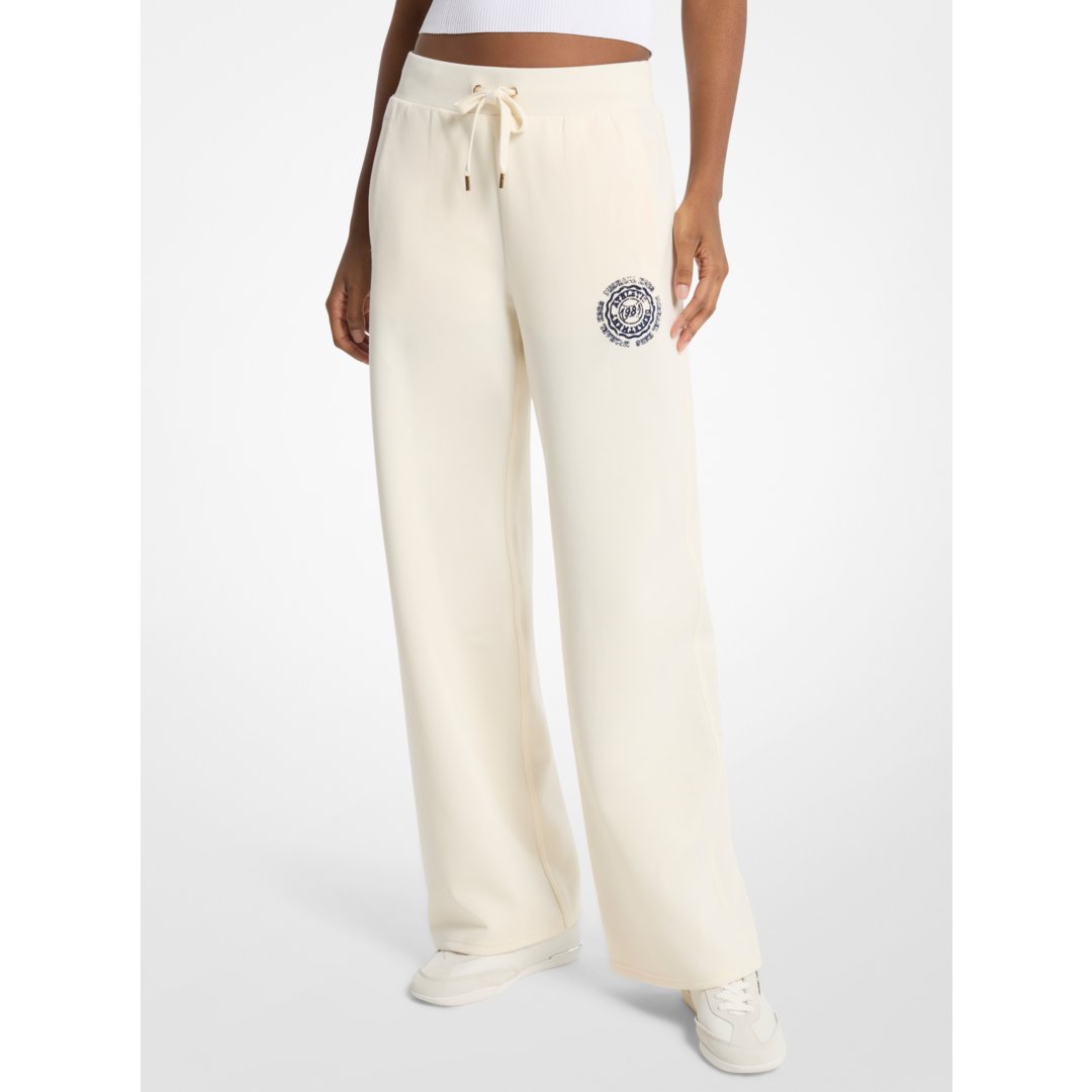 Michael Kors Knit Wide Leg Pants BONE
