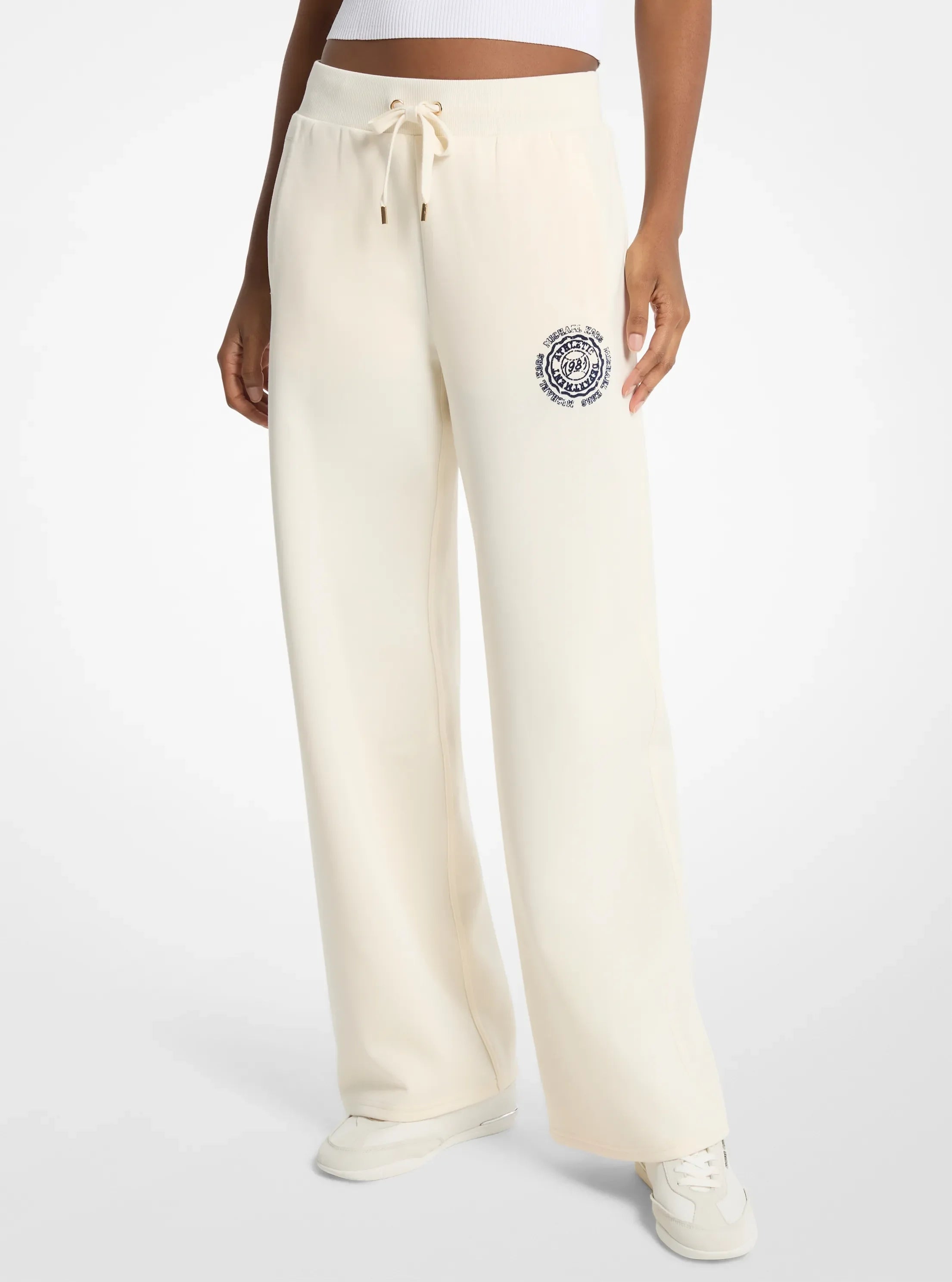 Michael Kors Knit Wide Leg Pants BONE