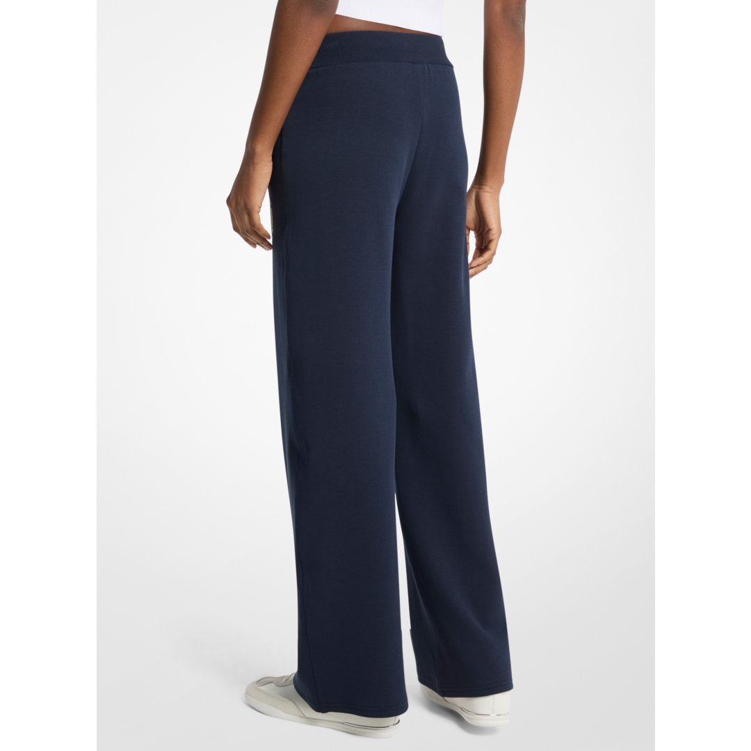 Michael Kors Knit Wide Leg Pants MIDNIGHTBLUE