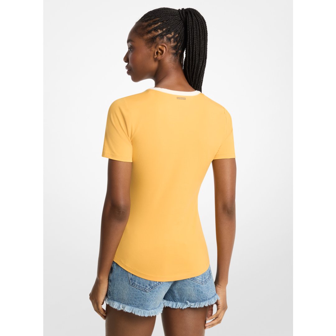 Michael Kors KORS Stretch Jersey T-Shirt HONEYWHEAT