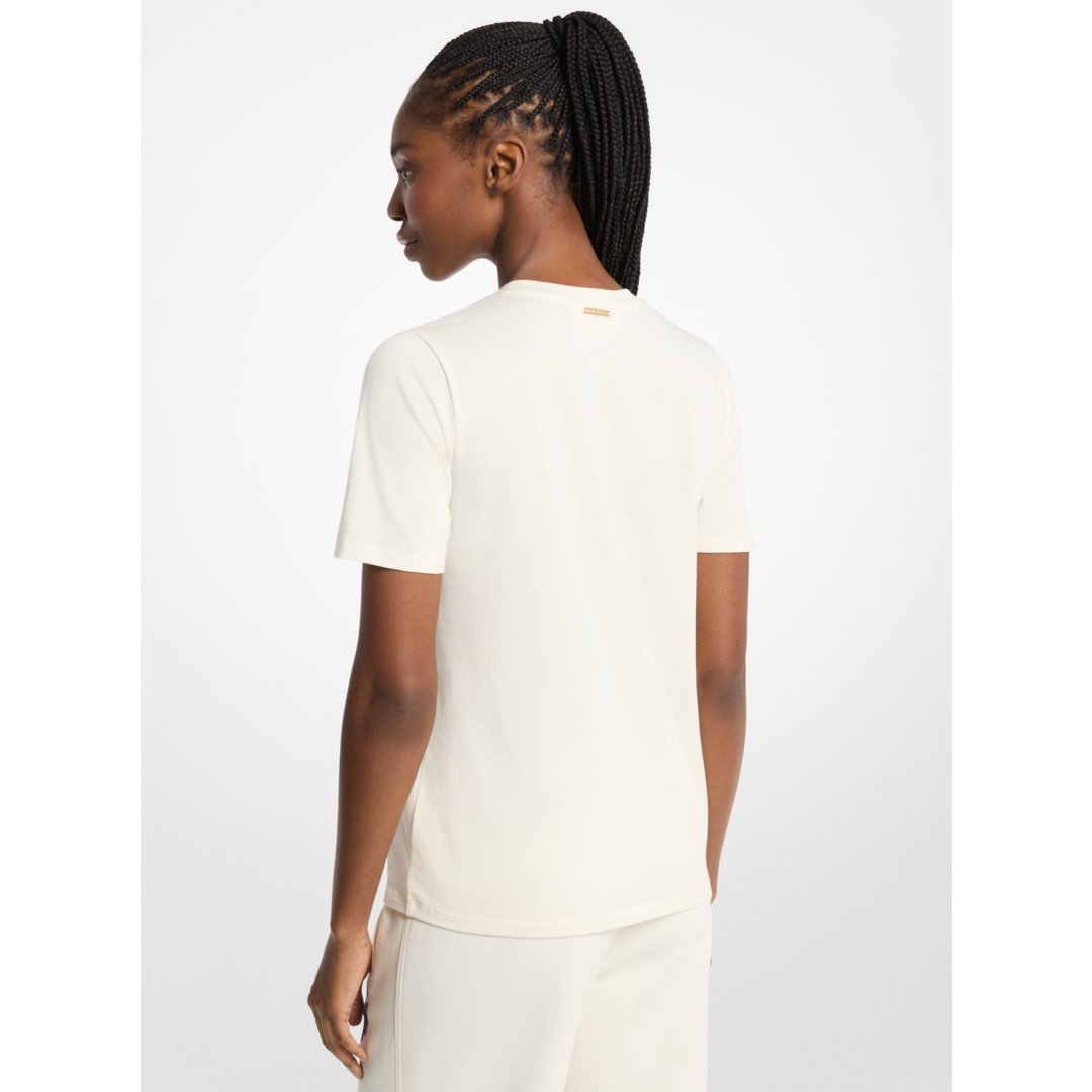 Michael Kors Graphic Logo T-Shirt BONE