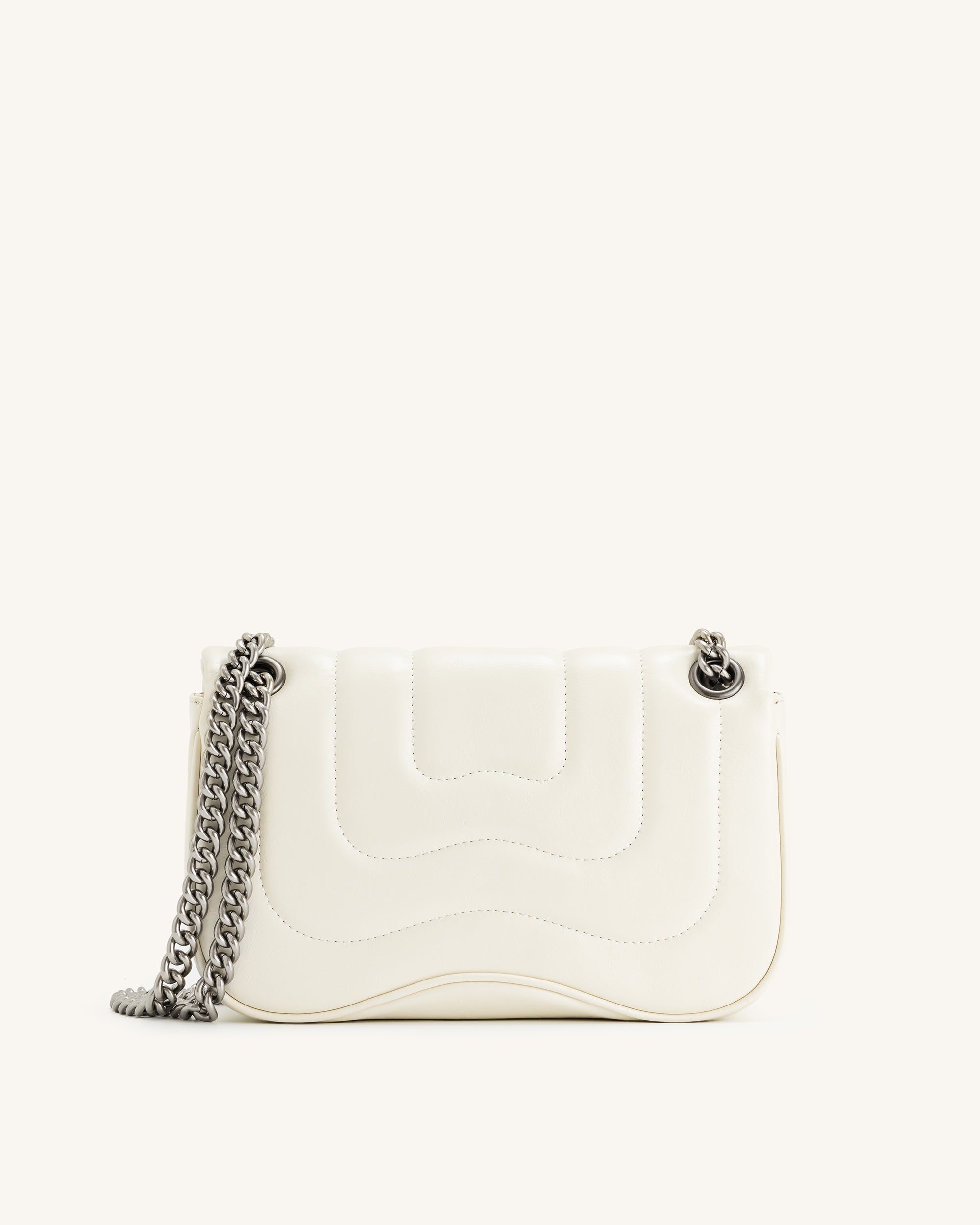 Jw Pei Tina Quilted Chain Crossbody Ivory