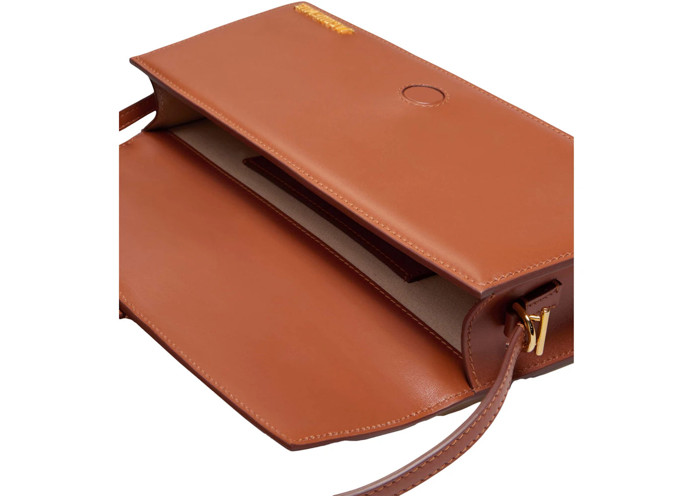 jacquemus le bambino long flap bag light brown