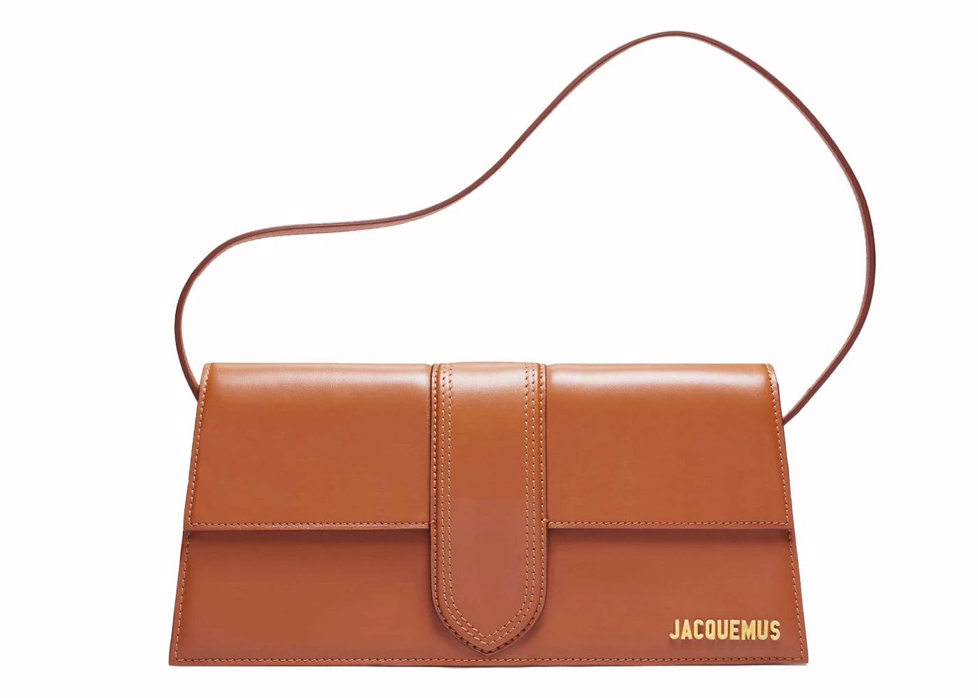 jacquemus le bambino long flap bag light brown