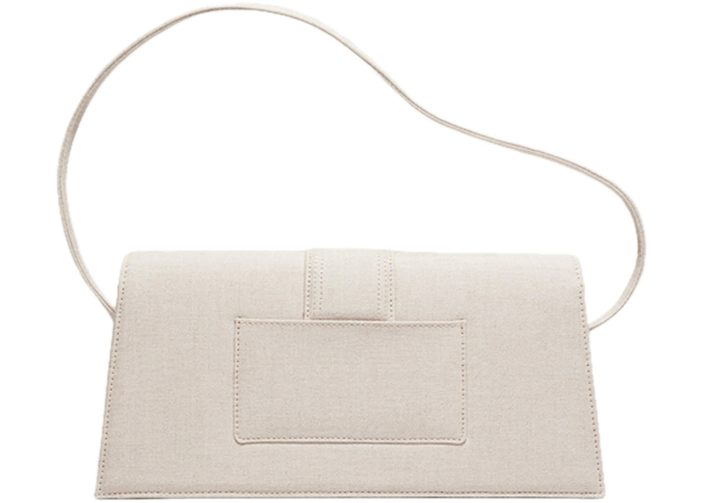 jacquemus le bambino long flap bag light greige