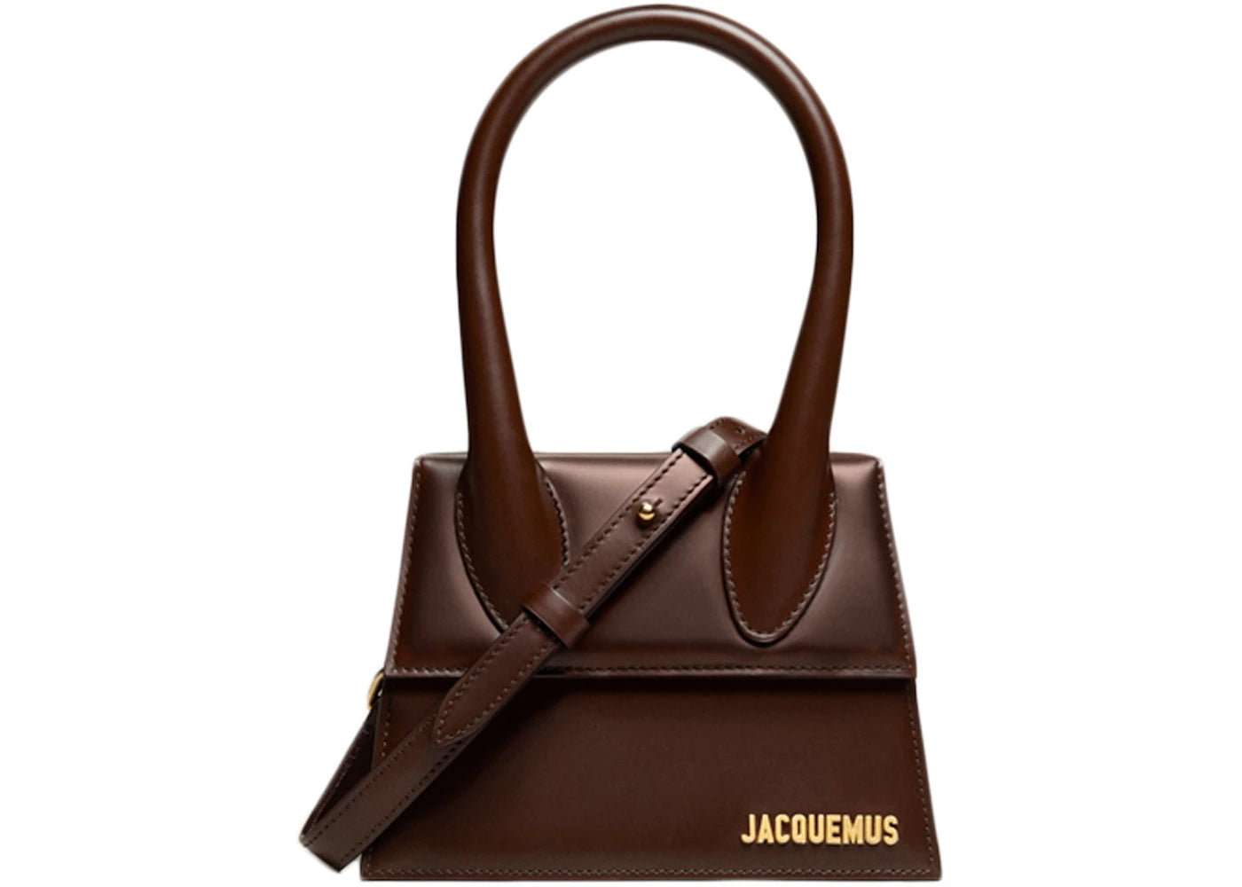 Jacquemus Le Chiquito Moyen Signature Handbag Dark Brown OS