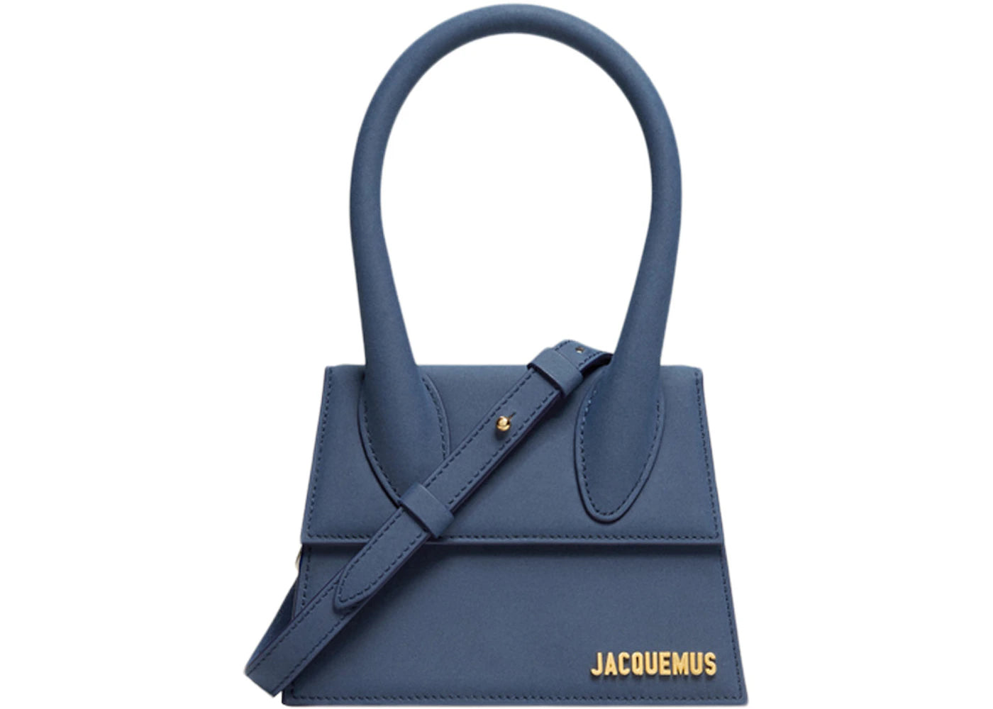 jacquemus le chiquito moyen signature handbag dark navy