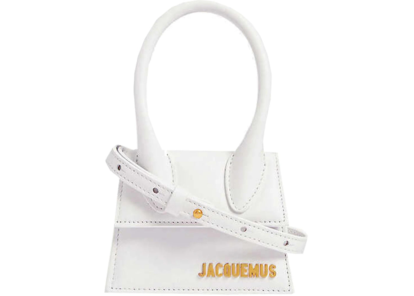 jacquemus le chiquito top handle bag white