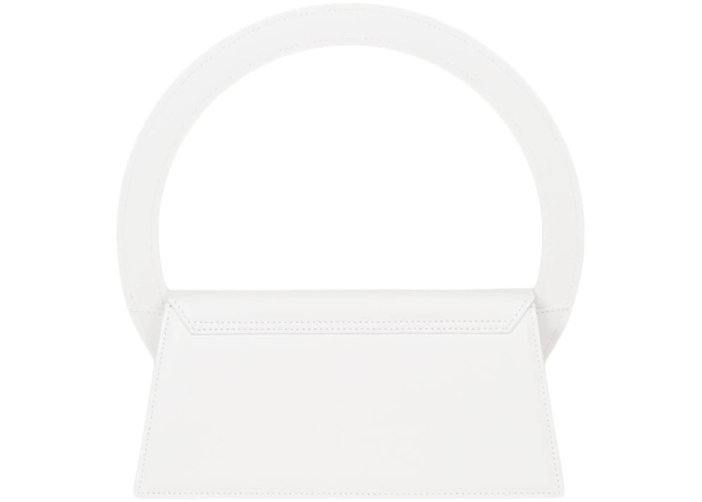 jacquemus le sac rond circle purse white
