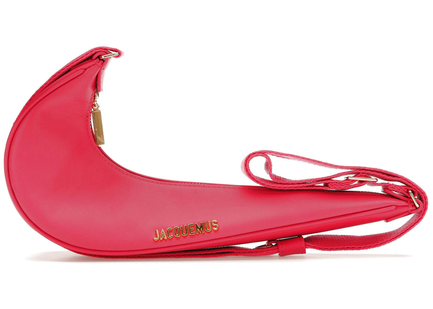 jacquemus x nike le sac swoosh small dark pink