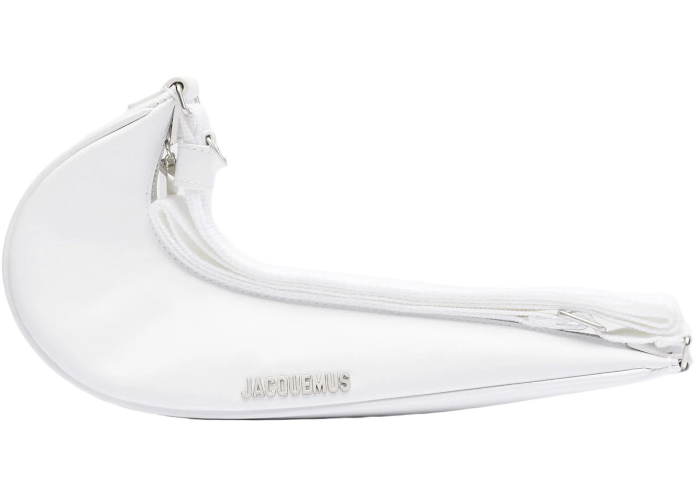 jacquemus x nike le sac swoosh small white