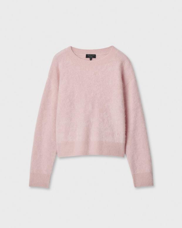 Rag & Bone Jada Brushed Cashmere Crewneck