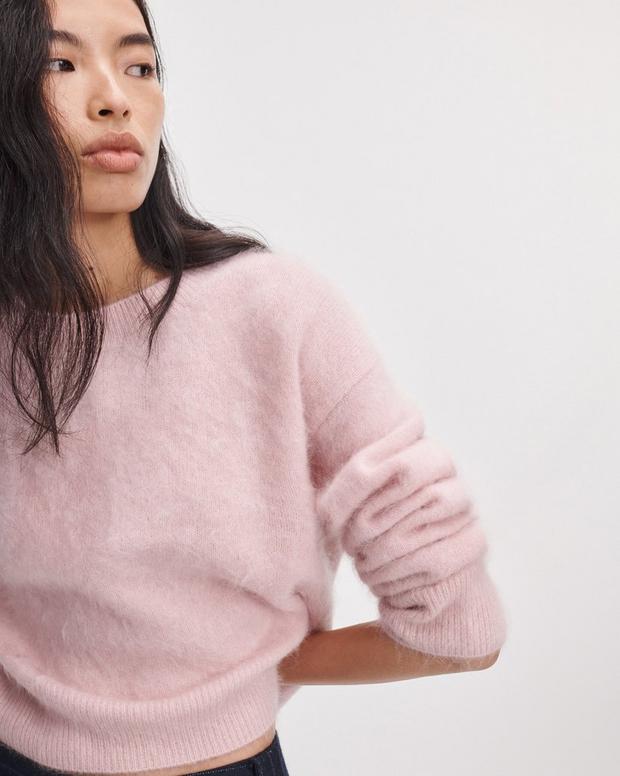 Rag & Bone Jada Brushed Cashmere Crewneck