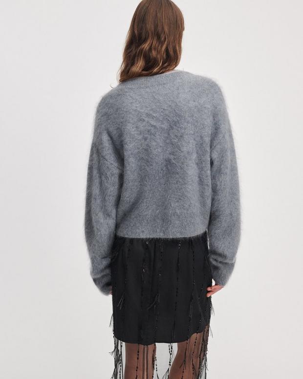 Rag & Bone Jada Brushed Cashmere Crewneck