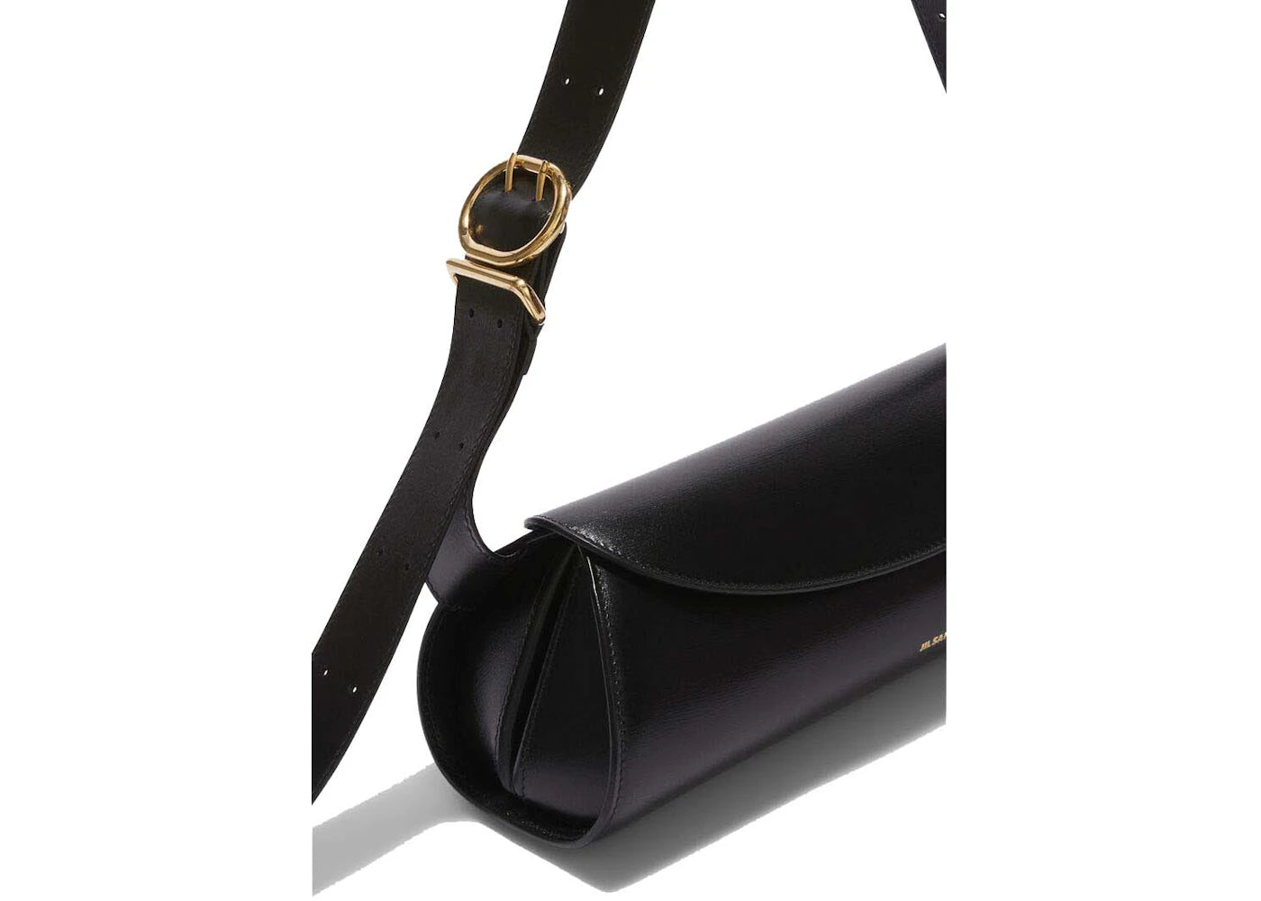 Jil Sander Cannolo Small Bag Black