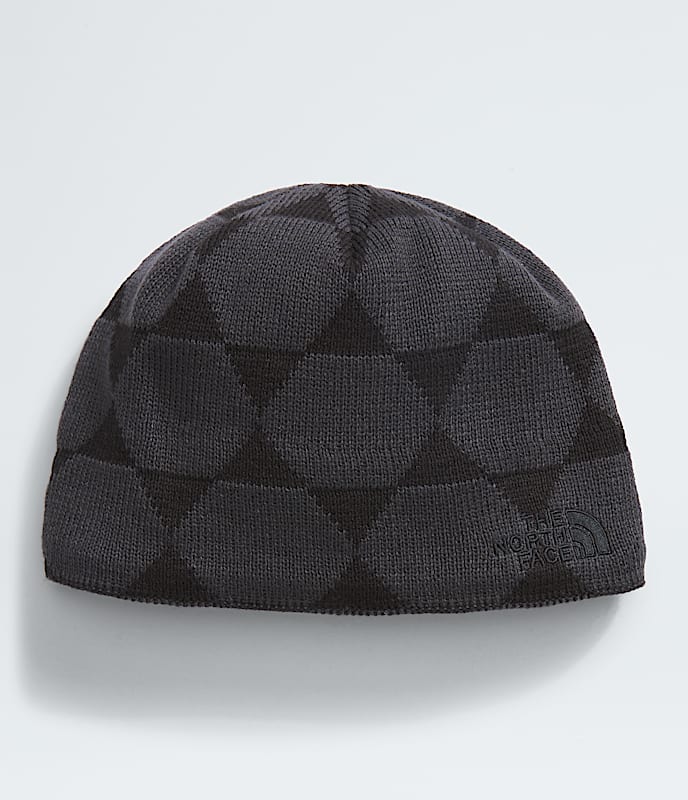 The North Face Jim Beanie Hunter Green Heather Shady Blue Heather TNF Black Heather TNF Black/Asphalt Grey Geodesic Jacquard TNF Light Grey Heather