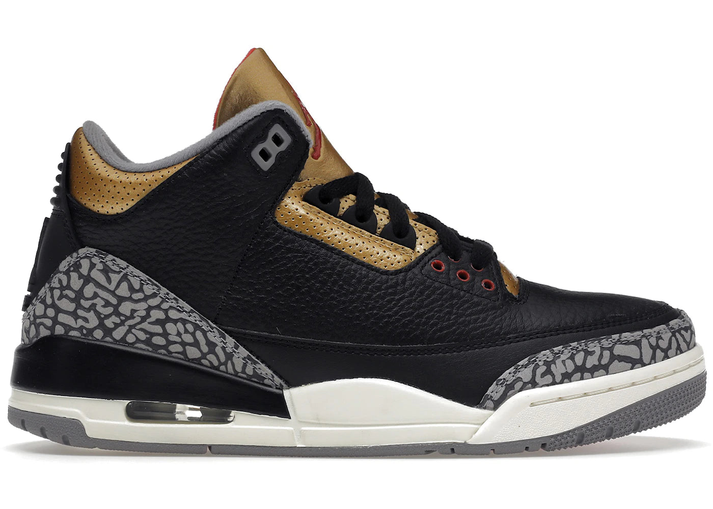 シューズ(男性用) AIR JORDAN 3 RETRO Black Cement Gold Jordan 3 Retro Black Cement Gold (Women'S) – Kicks Machine