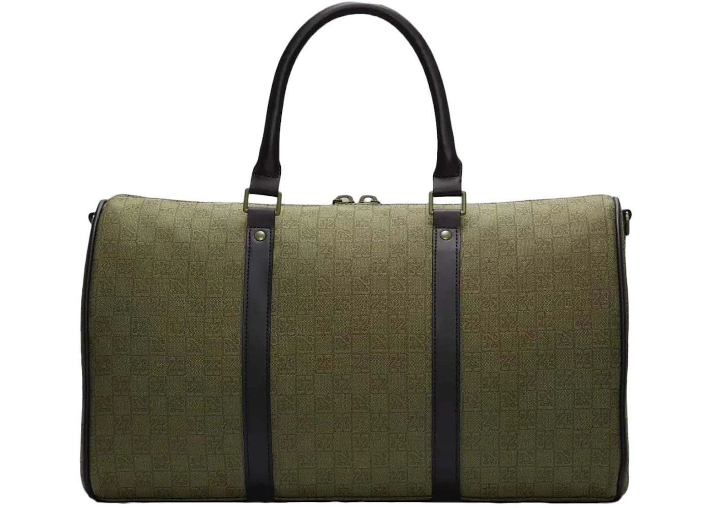 Jordan Monogram Duffle Bag Green Zipper Green