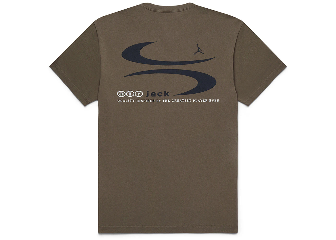 jordan x travis scott t-shirt brown