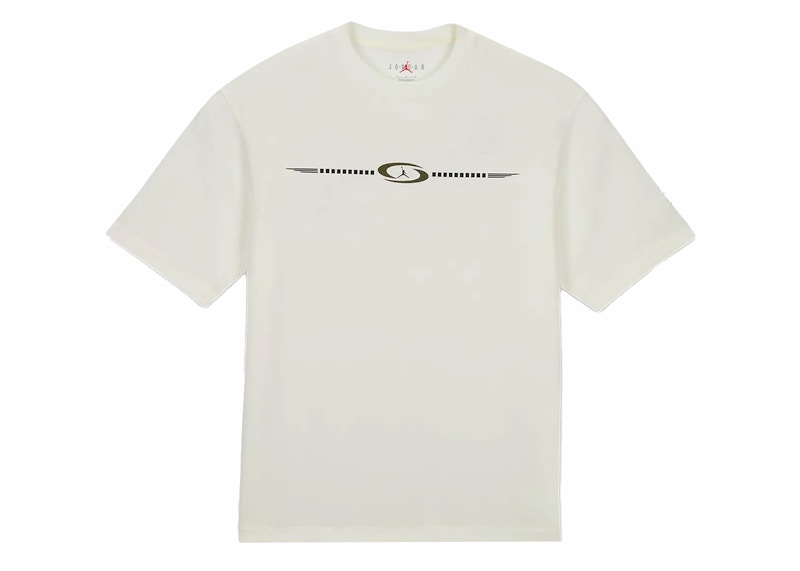 Nike Jordan × Travis Scott ロゴ Tシャツ White Jordan X Travis Scott T-Shirt White – Kicks Machine