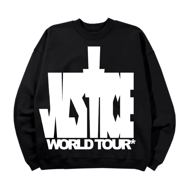 House of Drew Justine Bieber Justice Black Sweatshirt