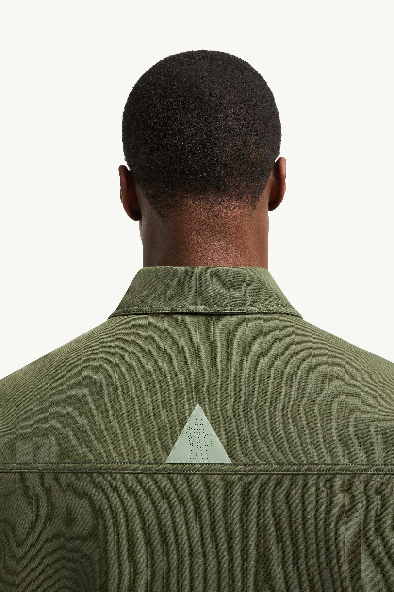 Moncler Cotton Shirt Olive Green Olive Green
