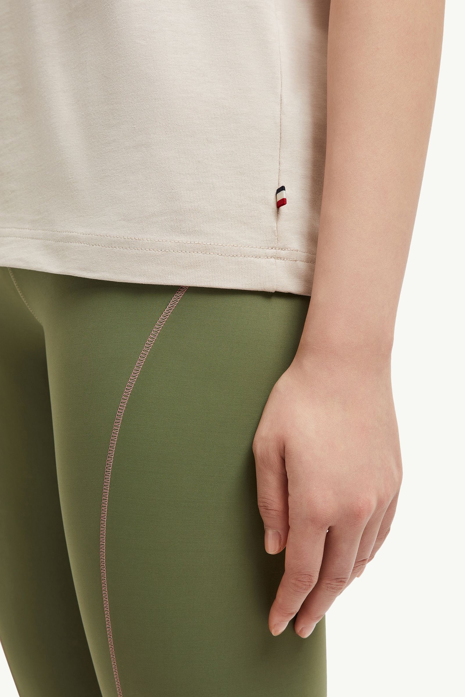 Moncler Logo Cotton T-Shirt Light Pink Light Pink