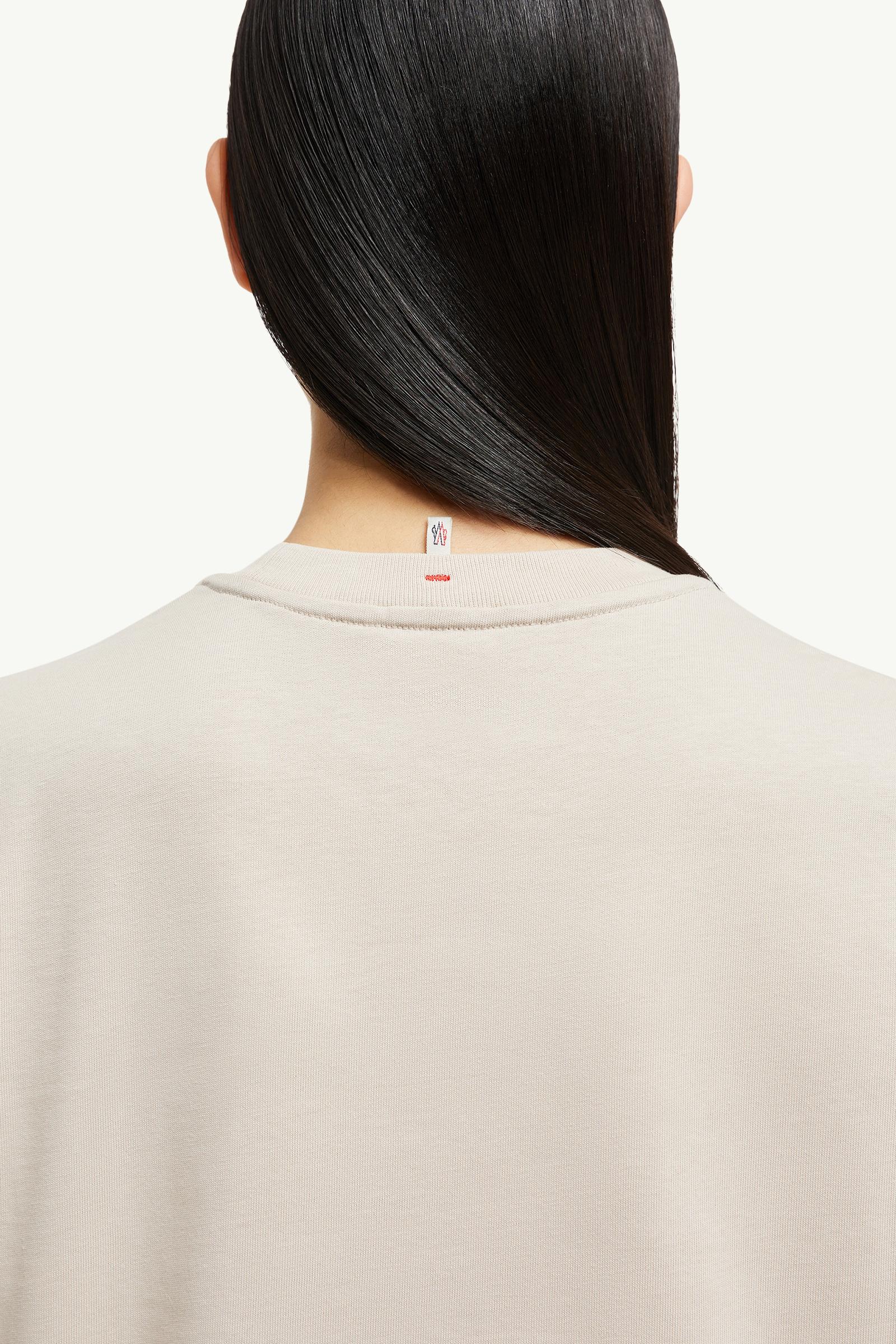 Moncler Logo Cotton T-Shirt Light Pink Light Pink