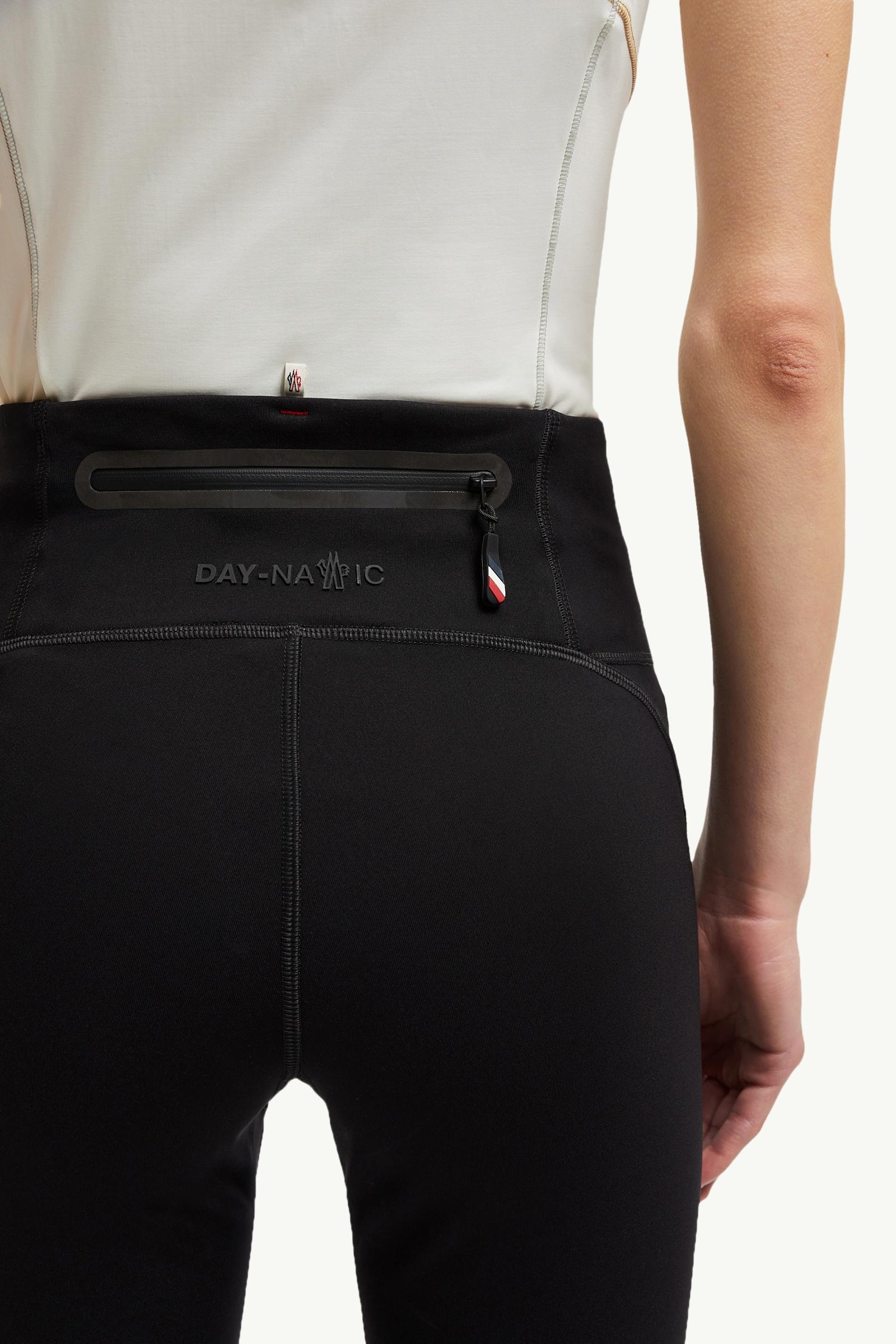 Moncler Technical Jersey Leggings Black Black