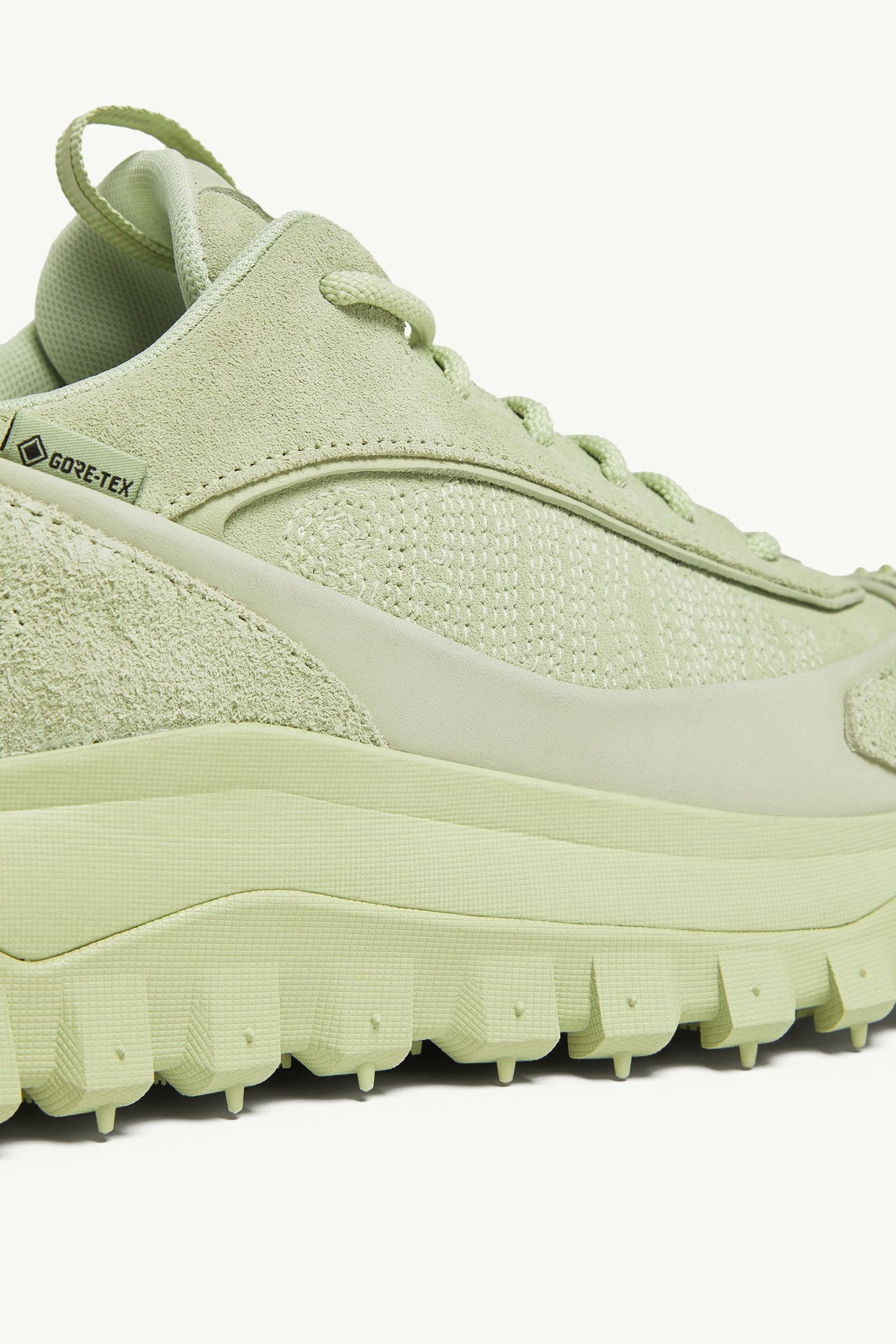 Moncler Trailgrip Momint Nubuck & Suede Sneakers Pastel Green