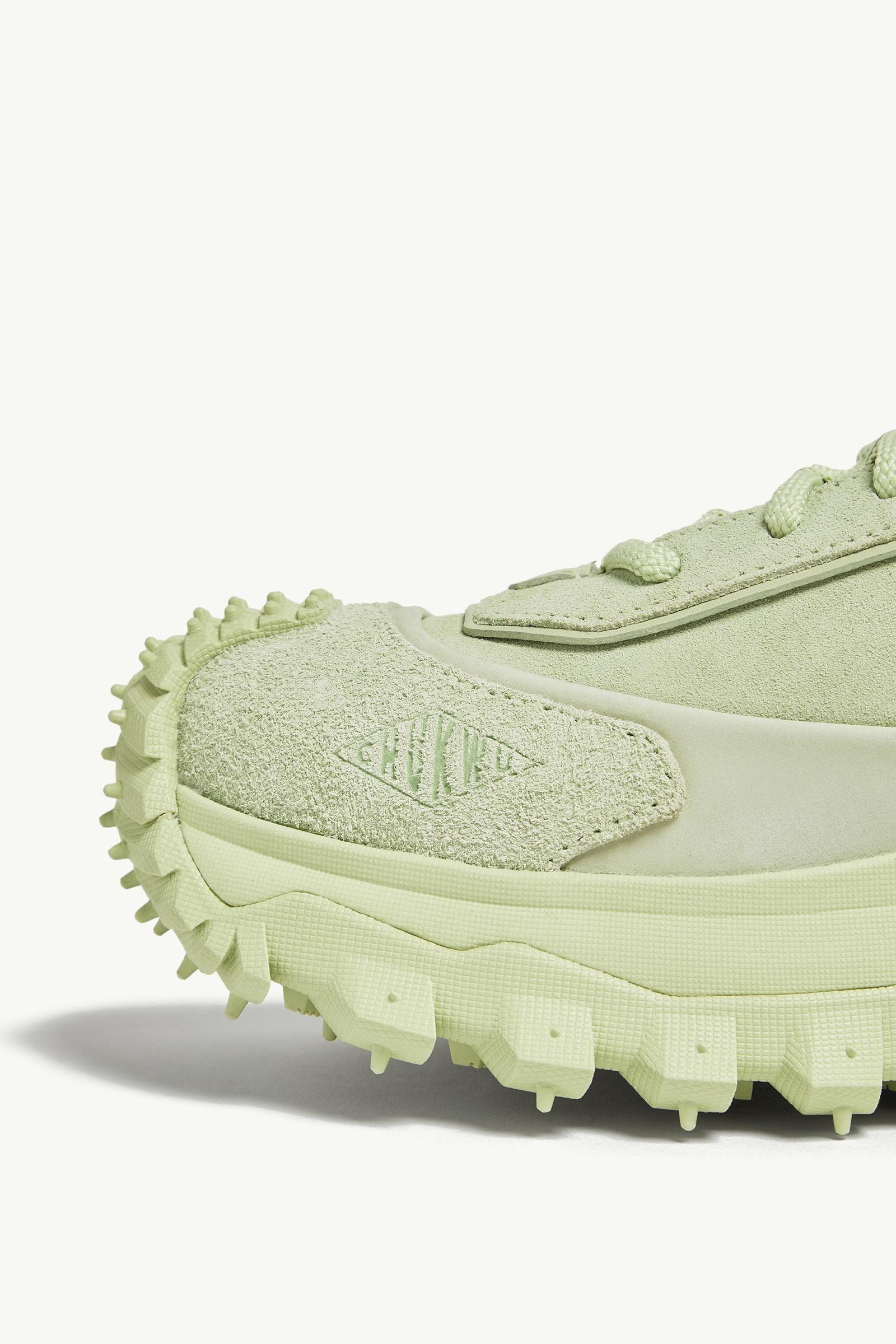 Moncler Trailgrip Momint Nubuck & Suede Sneakers Pastel Green