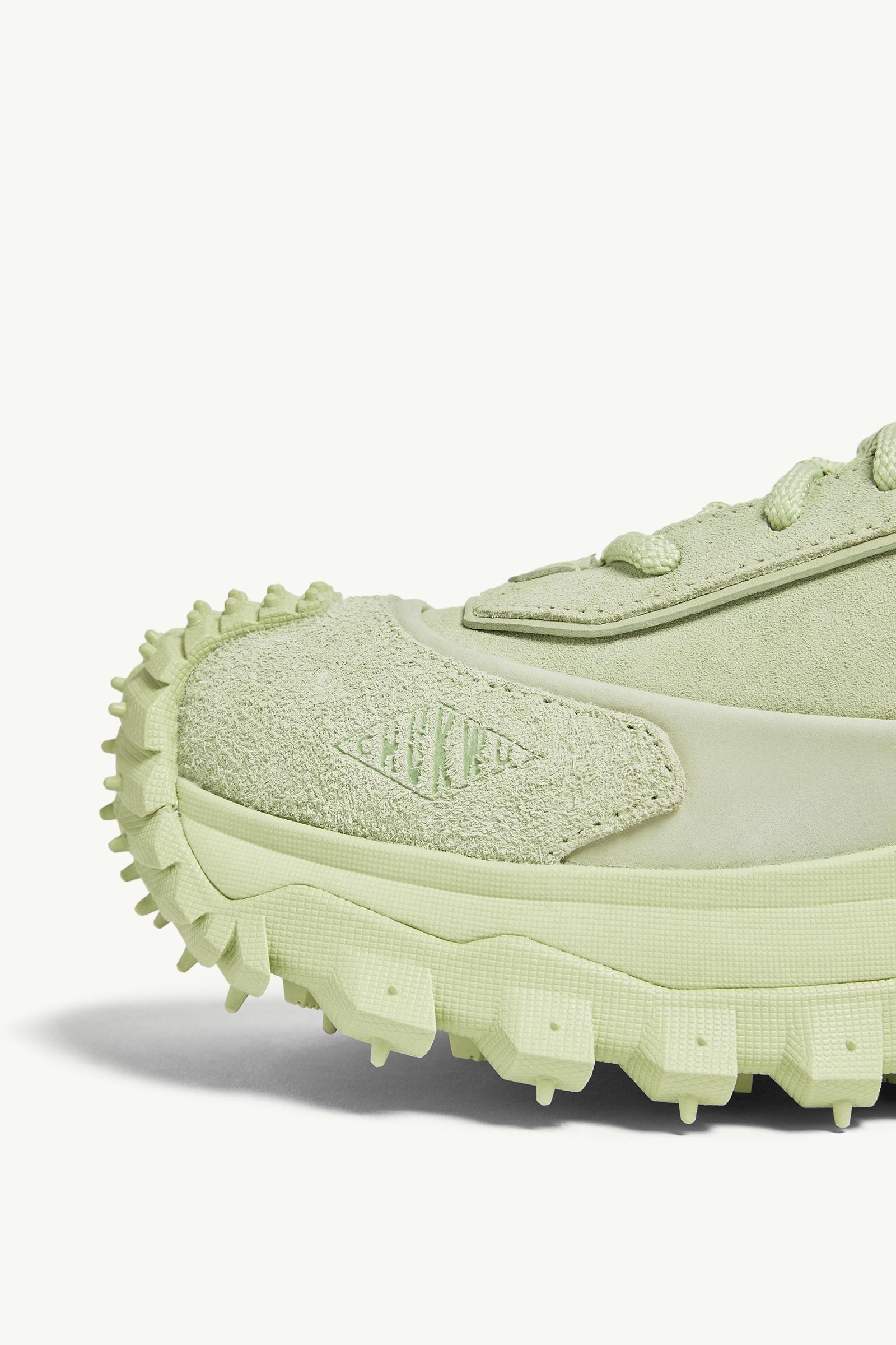 Moncler Trailgrip Momint Nubuck & Suede Sneakers Pastel Green