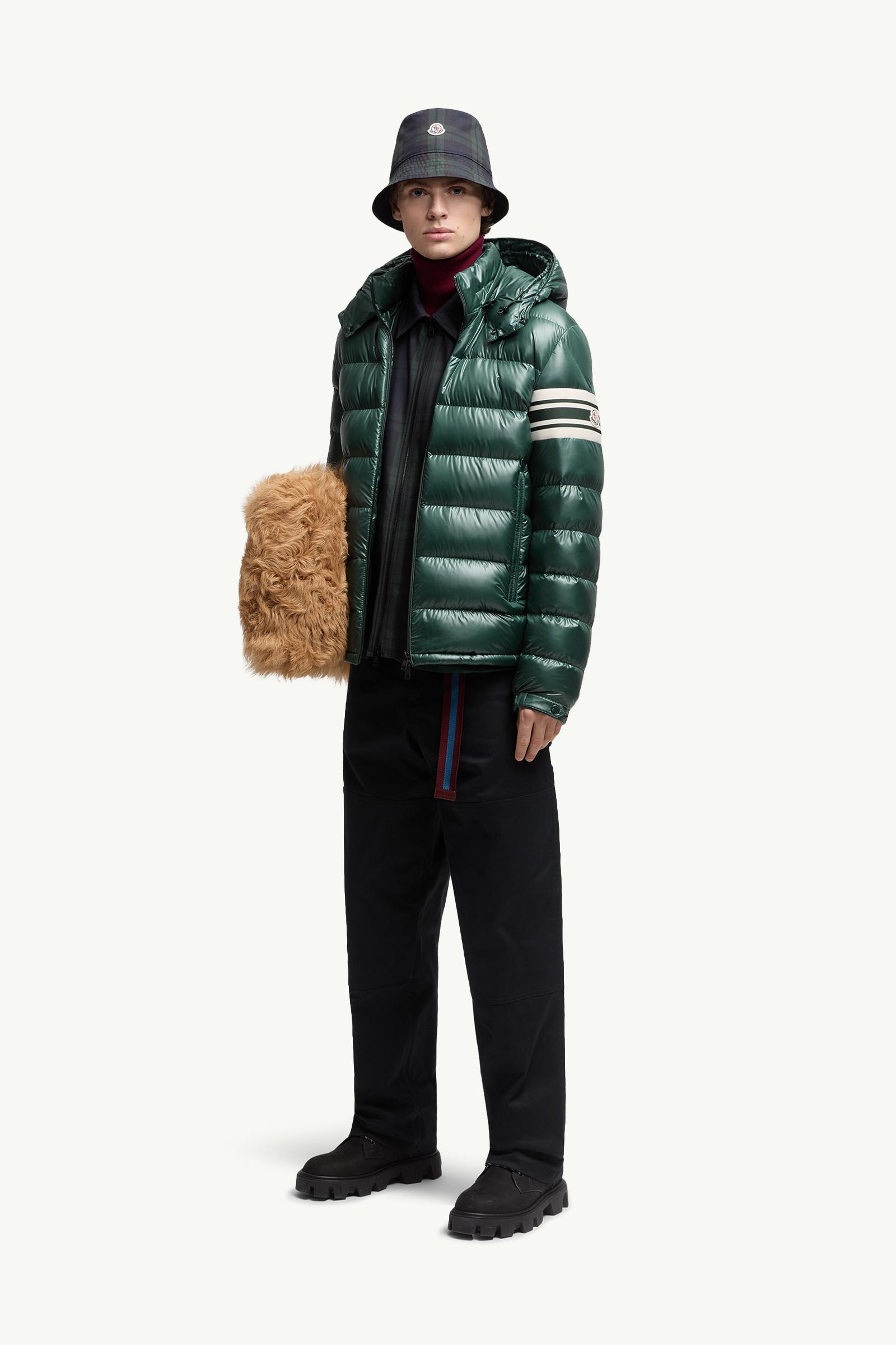 Moncler Cotton Gabardine Pants Navy Blue Navy Blue
