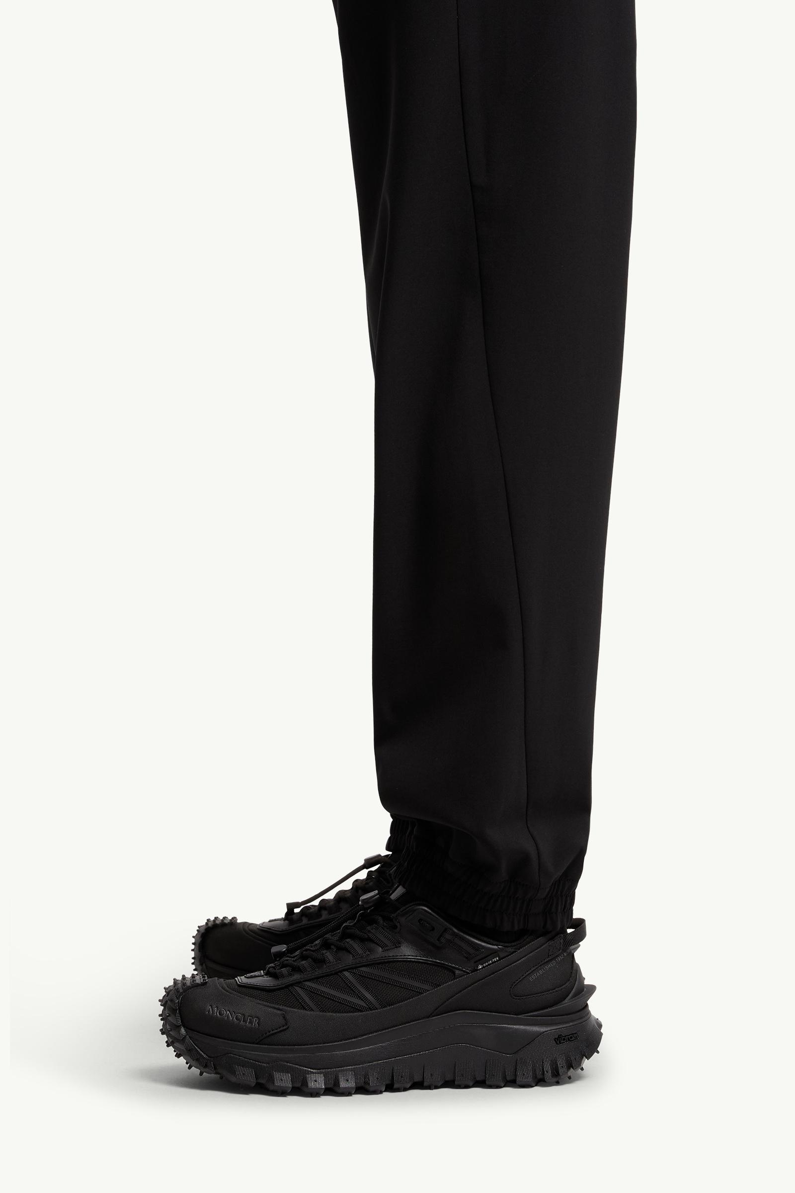Moncler Logo Jogging Pants Black Black