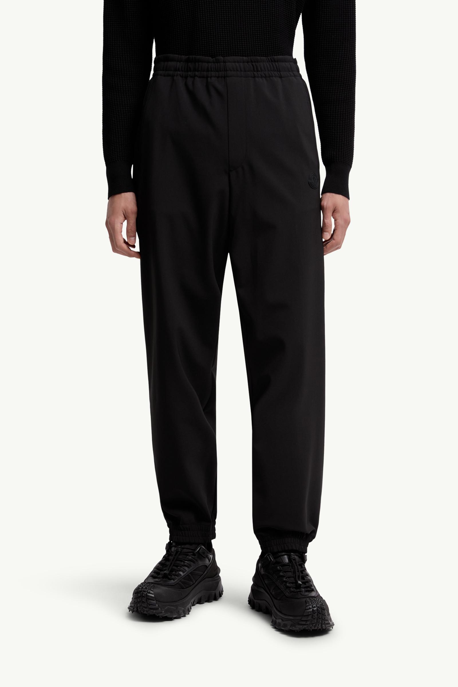 Moncler Logo Jogging Pants Black Black
