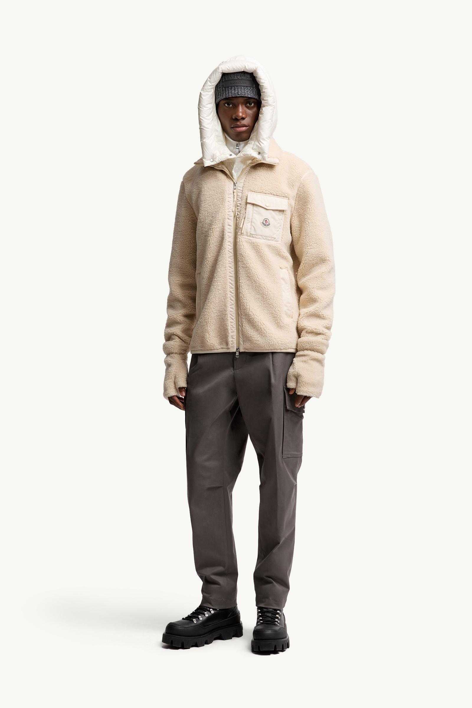 Moncler Cotton Gabardine Cargo Pants Grey Grey