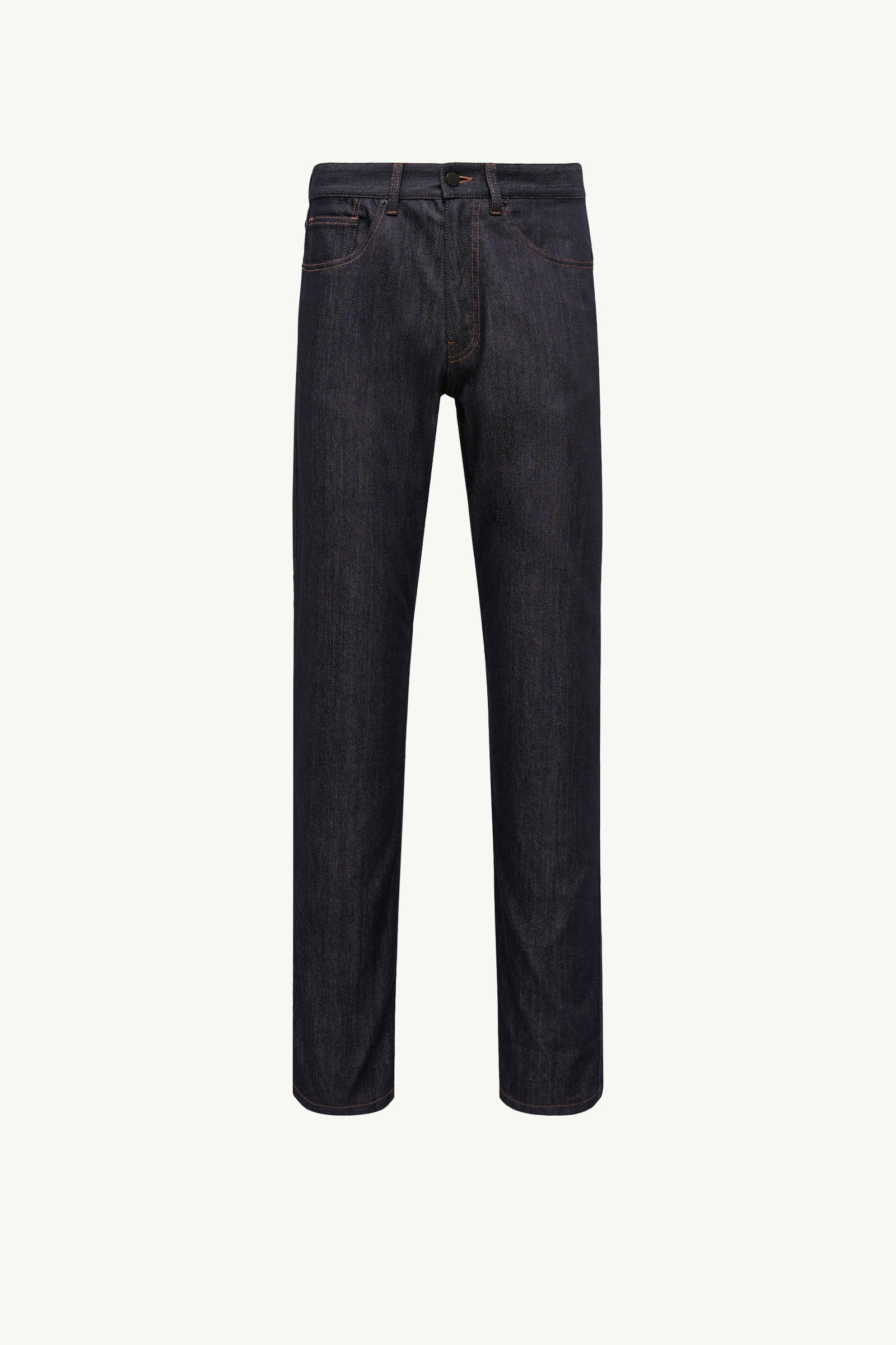 Moncler Straight Leg Denim Jeans Denim Blue Denim Blue